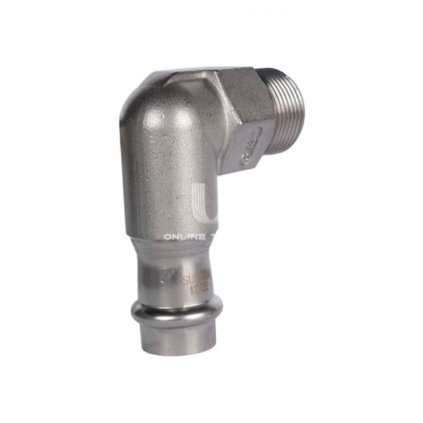 Угольник-вставка переходной однораструбный с внутренней резьбой Rommer RSS-0010-001834, 3/4"?18 мм, пресс-обжим