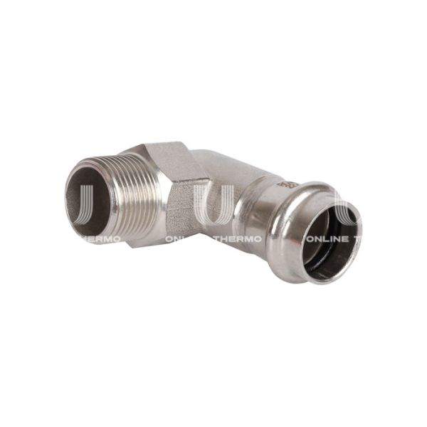 Угольник-вставка переходной однораструбный с внутренней резьбой Rommer RSS-0010-002234, 3/4"?22 мм, пресс-обжим