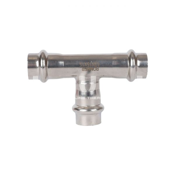 Тройник трераструбный равносторонний Rommer RSS-0013-000015, 15 мм, пресс-обжим