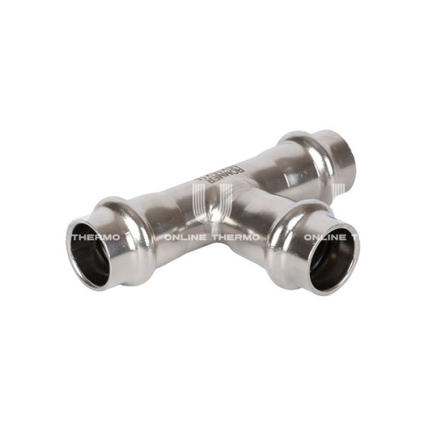 Тройник трераструбный равносторонний Rommer RSS-0013-000015, 15 мм, пресс-обжим