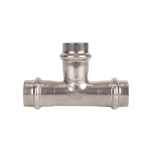 Тройник трераструбный равносторонний Rommer RSS-0013-000018, 18 мм, пресс-обжим