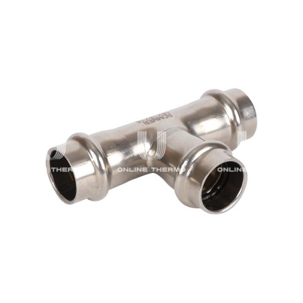 Тройник трераструбный равносторонний Rommer RSS-0013-000018, 18 мм, пресс-обжим