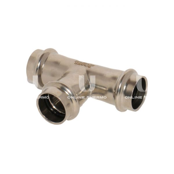 Тройник трераструбный равносторонний Rommer RSS-0013-000022, 22 мм, пресс-обжим