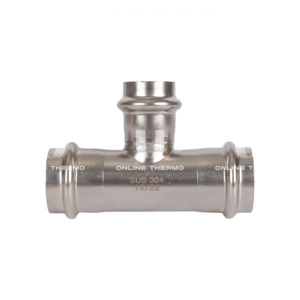 Тройник трераструбный переходной Rommer RSS-0014-282228, 28?22?28 мм, пресс-обжим