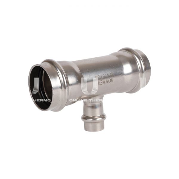 Тройник трераструбный переходной Rommer RSS-0014-351535, 35?15?35 мм, пресс-обжим