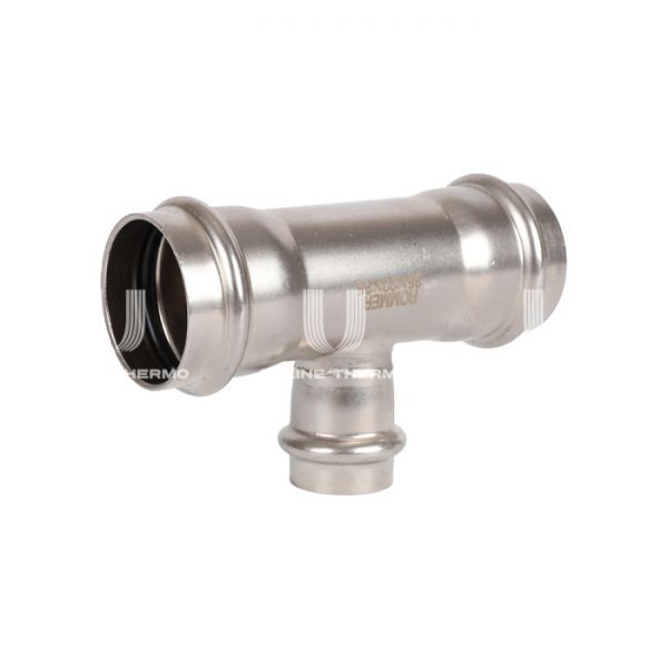 Тройник трераструбный переходной Rommer RSS-0014-352235, 35?22?35 мм, пресс-обжим