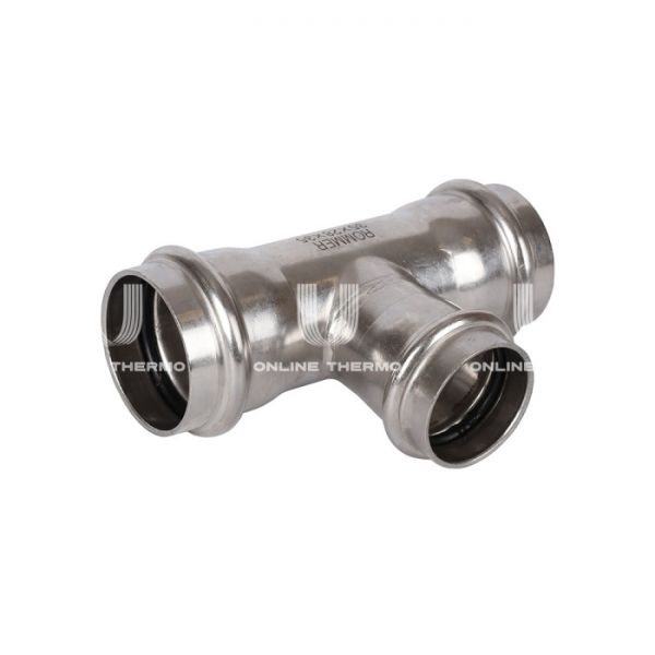 Тройник трераструбный переходной Rommer RSS-0014-352835, 35?28?35 мм, пресс-обжим