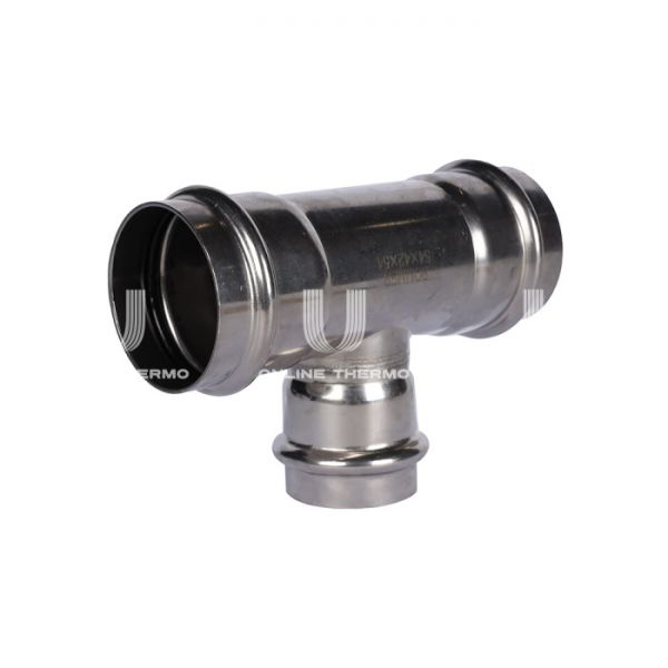 Тройник трераструбный переходной Rommer RSS-0014-544254, 54?42?54 мм, пресс-обжим