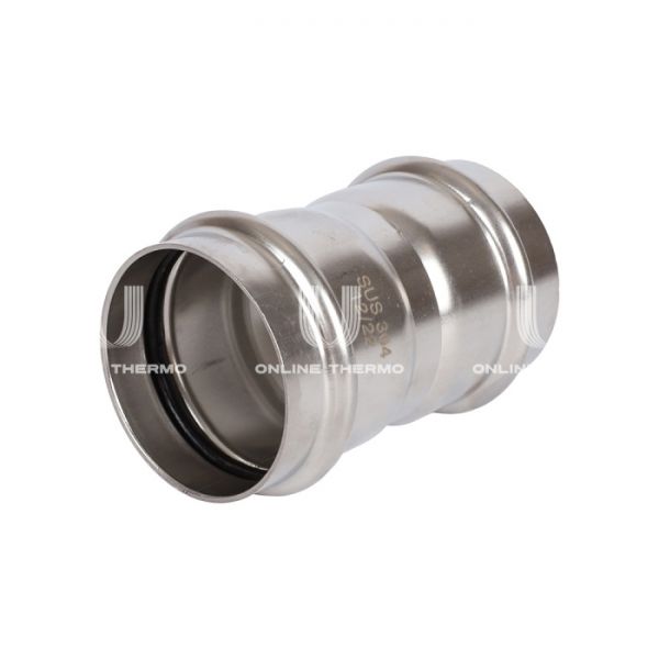 Муфта двураструбная равносторонняя Rommer RSS-0017-000054, 54 мм, пресс-обжим