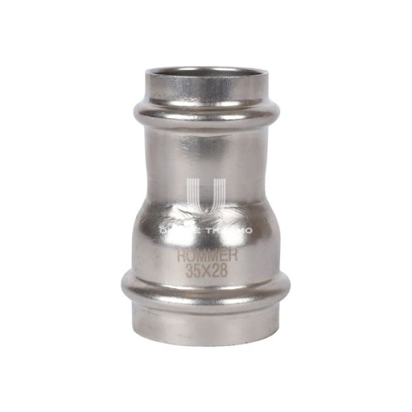 Муфта двураструбная переходная Rommer RSS-0018-003528, 35?28 мм, пресс-обжим
