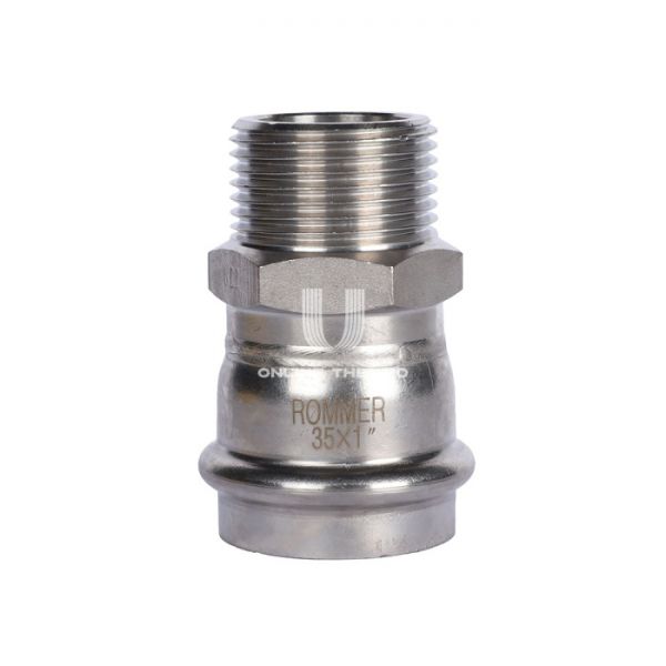 Переходник однораструбный с внутренней резьбой Rommer RSS-0021-000351, 1"?35 мм, пресс-обжим