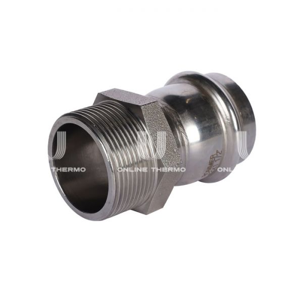 Переходник однораструбный с внутренней резьбой Rommer RSS-0021-042112, 1 1/2"?42 мм, пресс-обжим