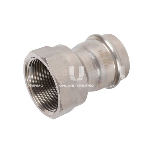 Переходник однораструбный с внутренней резьбой Rommer RSS-0022-035114, 1 1/4"?35 мм, пресс-обжим