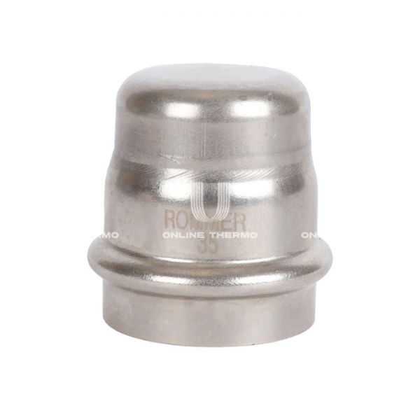 Заглушка с раструбом Rommer RSS-0025-000035, 35 мм, пресс-обжим