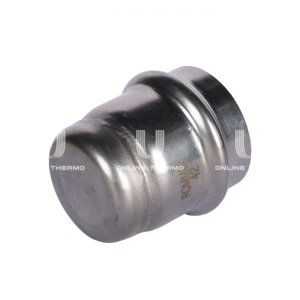 Заглушка с раструбом Rommer RSS-0025-000042, 42 мм, пресс-обжим