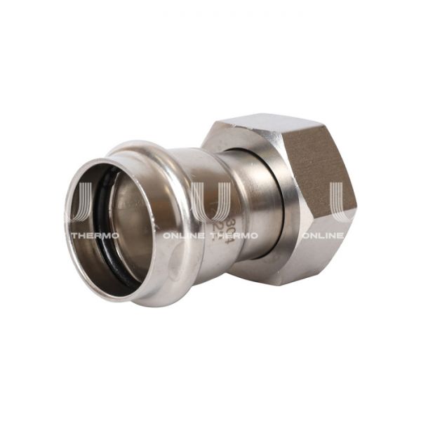 Переходник однораструбный с накидной гайкой Rommer RSS-0026-000281, 1"?28 мм, пресс-обжим