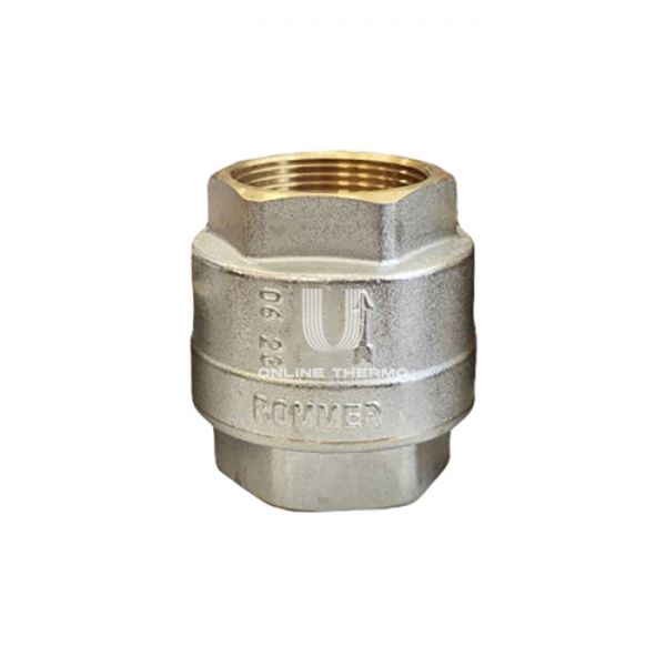 Обратный клапан Rommer RVC-0001-000015 1/2" ВР, с металлическим затвором