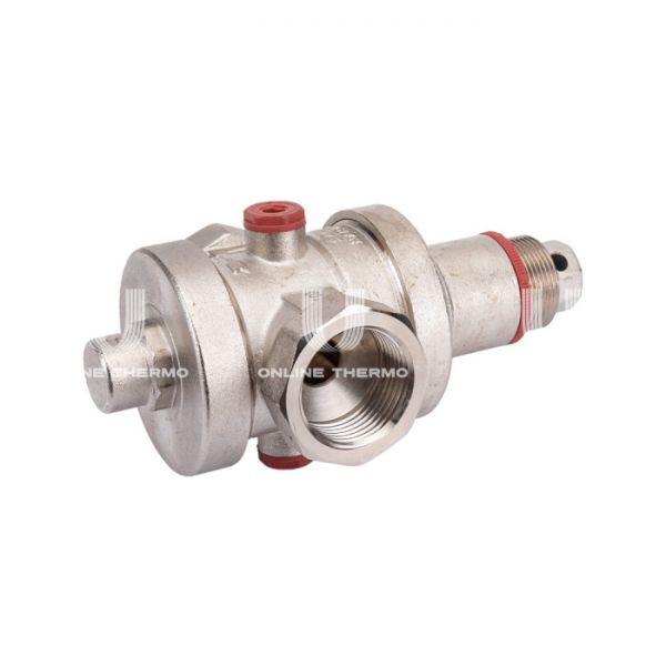 Редуктор давления Rommer RVS-0008-000032, 1 1/4", PN25, поршневой, с присоединением к манометру