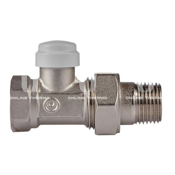 Комплект термостатический прямой с запорным клапаном Royal Thermo RTE 07.013 (НС-1442893), DN15 1/2" ВР-НР, без преднастройки