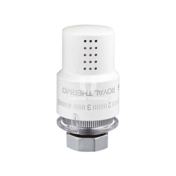 Термостатическая головка (термостат) Royal Thermo Design RTO 07.0009, жидкостная, М30х1.5, белая