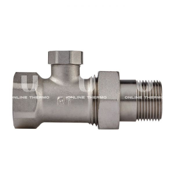 Комплект радиаторных прямых клапанов ручной регулировки Royal Thermo RTO 50.010 3/4" ВР-НР, 2 шт.