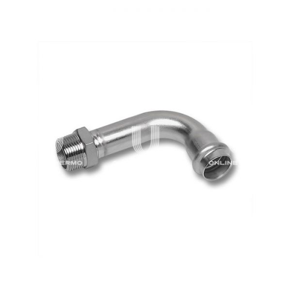 Угольник переходной однораструбный с наружной резьбой Sanha 69002AG542, 2"?54 мм, пресс-обжим