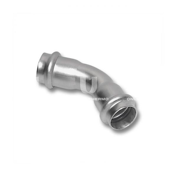 Угольник (угол) 45° двураструбный Sanha 6904115, 15 мм, пресс-обжим