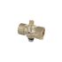 Кран запорный трехходовой SantechSystems 1/2" ВР, для манометра