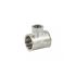 Тройник переходной с внутренней резьбой SantechSystems ВР 3/4"×1/2"×3/4", никелированный