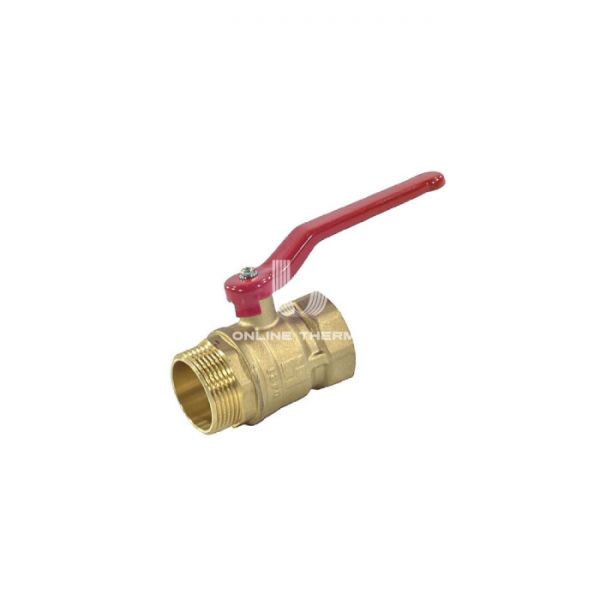 Кран шаровый SantechSystems 1 1/4" ВР-НР, ручка-рычаг