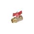 Кран шаровый SantechSystems 3/4" ВР-НР, ручка-бабочка