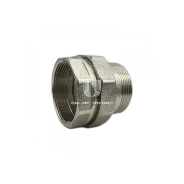 Прямое разъемное соединение "американка" SantechSystems ВР-НР 1 1/4", никелированное