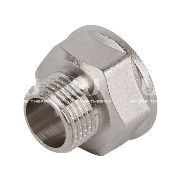 Переходник с внутренней и наружной резьбой SantechSystems ВР-НР 1 1/4"×1", никелированный