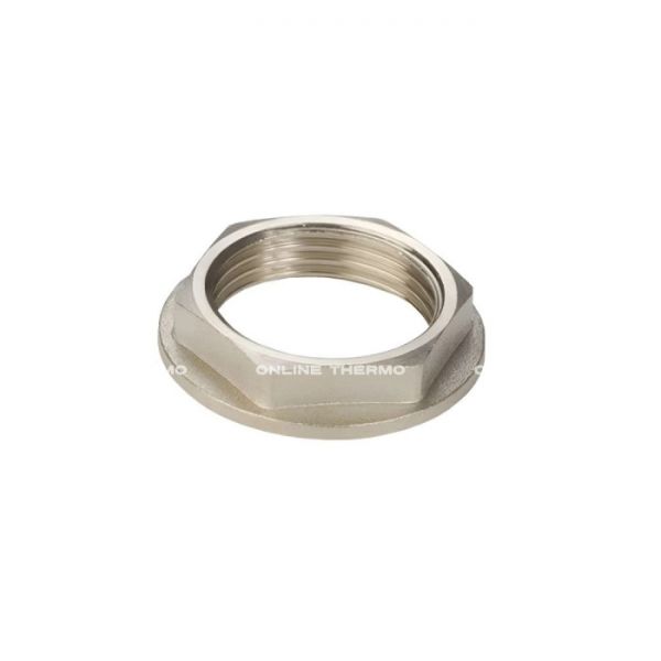 Контргайка с упором SantechSystems ВР 1 1/2", никелированная