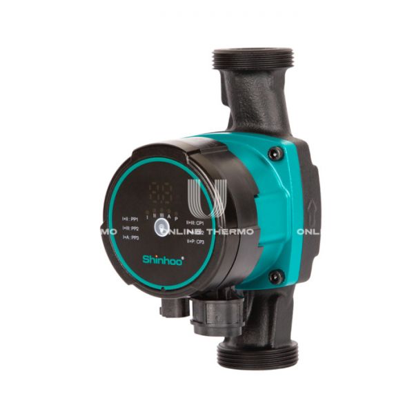 Насос циркуляционный Shinhoo MASTER S 25-6 71111001, с гайками, база 130 мм