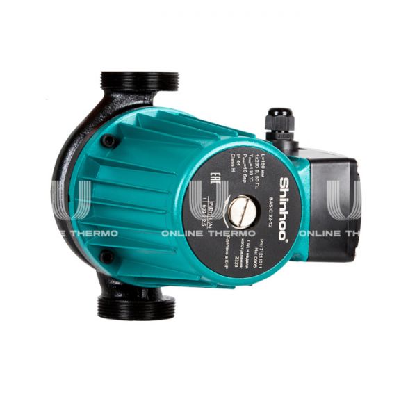 Насос циркуляционный Shinhoo BASIC 25-16 71211008, с гайками, база 230 мм