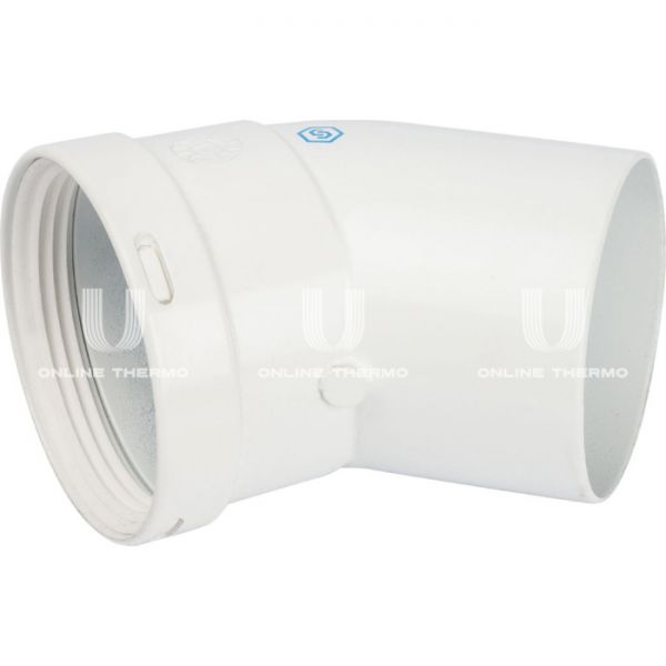 Элемент дымохода Stout отвод 45° п/м DN80