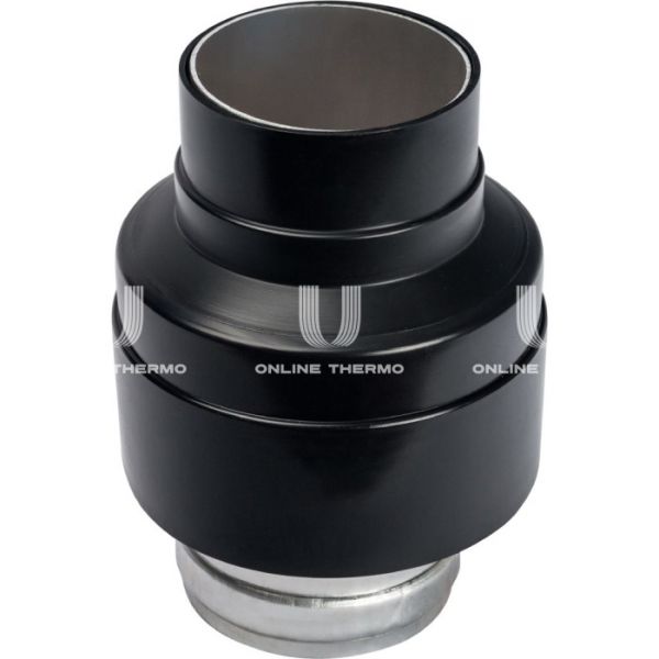 Элемент дымохода Stout манжета для перехода с D80 на финальный вертикальный  участок D80/125