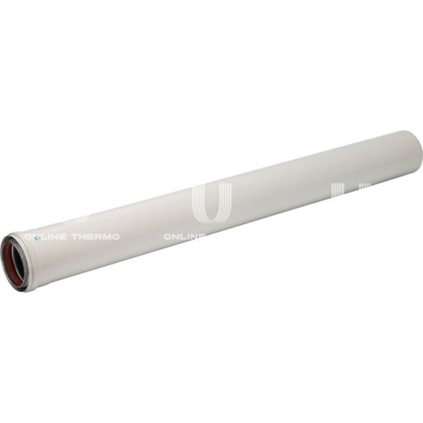 Элемент дымохода Stout DN 80 труба 1000 мм утепленная п/м