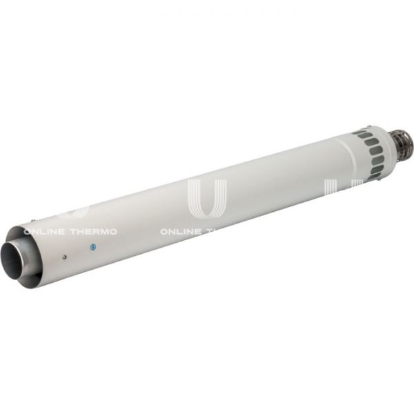 Элемент дымохода Stout DN60/100 конечный уч. 900 мм для гор.прохода через стену с огол. из нерж. стали