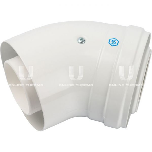 Элемент дымохода Stout конденсац. угол 45° DN60/100 м/п PP-FE