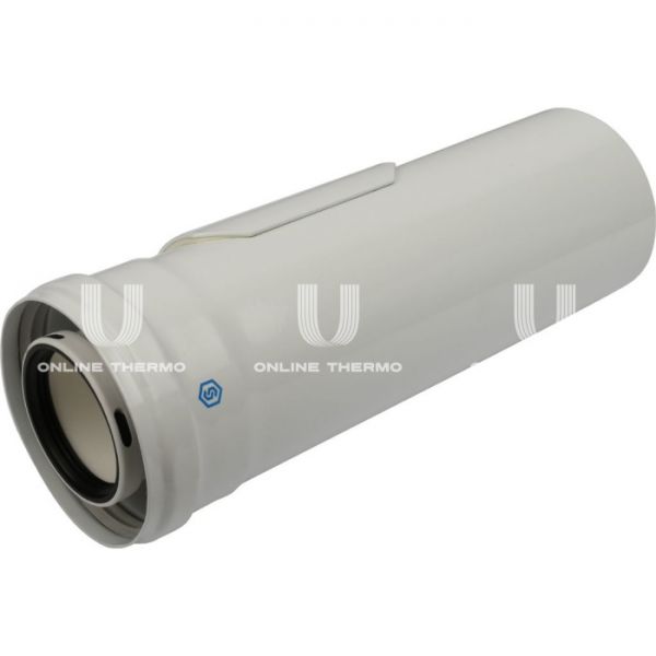 Элемент дымохода Stout конденсац. DN60/100 м/п PP-AL 310 мм с инспекционным окном