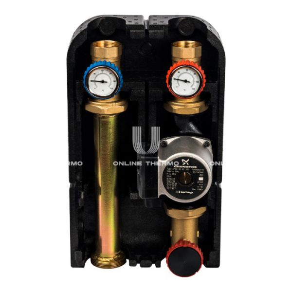 Насосная группа Stout SDG-0001-003202 DN 25 (1") прямая, с насосом Grundfos UPSO 25-65