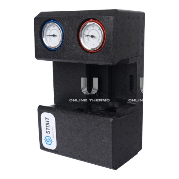 Насосная группа Stout SDG-0002-002001 DN 20 (3/4") с термосмесителем, без насоса