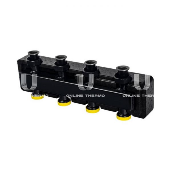 Модульный распределительный коллектор Stout SDG-0017-004023 DN25, до 70 кВт, конструкционная сталь, с термоизоляцией