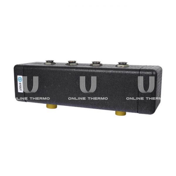 Балансировочный коллектор с гидравлическим разделителем Stout SDG-0018-002502 DN20, до 70 кВт, конструкционная сталь, с термоизоляцией