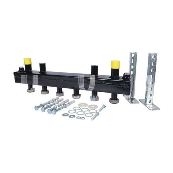 Балансировочный коллектор с гидравлическим разделителем Stout SDG-0018-002503 DN20, до 70 кВт, конструкционная сталь, с термоизоляцией