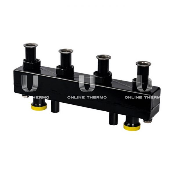 Балансировочный коллектор с гидравлическим разделителем Stout SDG-0018-004002 DN25, до 70 кВт, конструкционная сталь, с термоизоляцией