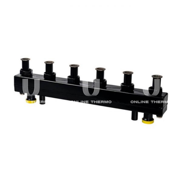 Балансировочный коллектор с гидравлическим разделителем Stout SDG-0018-004003 DN25, до 70 кВт, конструкционная сталь, с термоизоляцией