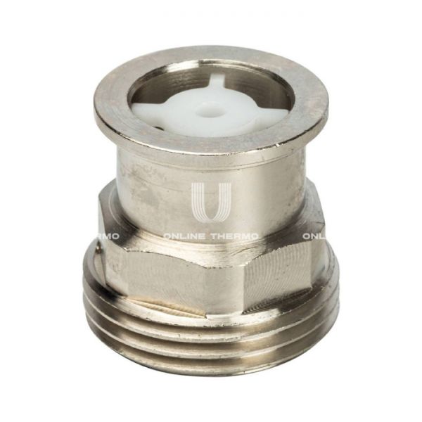 Прямое разъемное соединение "американка" Stout SDG-0019-010025, с плоским уплотнением, 1", никелированное